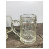 Lot of Collectible Beer Mugs / Glasses & More - Lakemaid Beer Schells & Rapala - Schmidt Beer Collector Series with Fish on them - Smirnoff Mule Copper Cups - New Zealand Steinlager Beer Mugs - Usinge