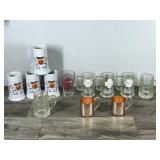 Lot of Collectible Beer Mugs / Glasses & More - Lakemaid Beer Schells & Rapala - Schmidt Beer Collector Series with Fish on them - Smirnoff Mule Copper Cups - New Zealand Steinlager Beer Mugs - Usinge