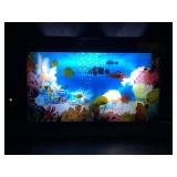 Fake Fish Moving Lamp with Mirror on the Side