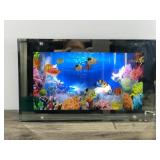 Fake Fish Moving Lamp with Mirror on the Side