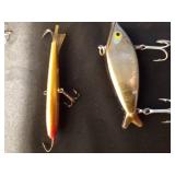8 Fishing lures including 1 all metal one (See details)
