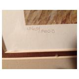 Matted "Green-winged Teal" print by John A Ruthven Ducks Unlimited 1989 Flyway collection 1565/5000