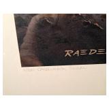 1988 Signed and numbered "Misty Blue" conservation edition print by Raedeke 10/200