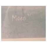 1998 MN Ducks Unlimited sponsor print of the year "Winter Silence-Wolves" by Thomas Moen 5643 / 6000