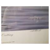 1995 Signed& numbered MN Ducks Unlimited Sponsor Print of the Year "Wings at First Cutting" by Rick Kelley 3330/5000