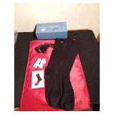 Electric rechargeable heated socks with charger and batteries