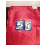 2 Unopened packs of Pokemon trading cards