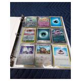 Binder of 90 Pokemon trading cards