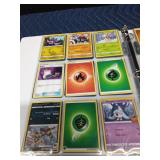 Binder of 90 Pokemon trading cards