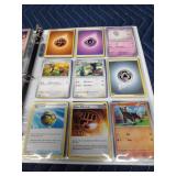 Binder of 90 Pokemon trading cards