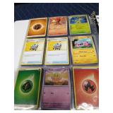 Binder of 90 Pokemon trading cards