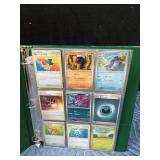 Binder of 90 Pokemon trading cards