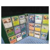 Binder of 90 Pokemon trading cards
