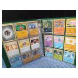 Binder of 90 Pokemon trading cards