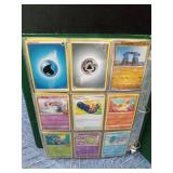 Binder of 90 Pokemon trading cards