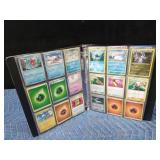 Binder of 90 Pokemon trading cards