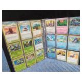 Binder of 90 Pokemon trading cards