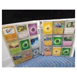 Binder of 90 Pokemon trading cards