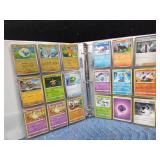 Binder of 90 Pokemon trading cards