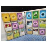 Binder of 90 Pokemon trading cards