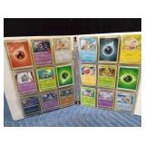 Binder of 90 Pokemon trading cards