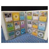 Binder of 90 Pokemon trading cards