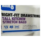 80 New Scented Kitchen Trash Bags