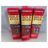 3 New Catchmaster Gold Stick Fly Traps