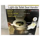 New Luma Lift Light-Up Toilet Seat Handle - Motion Activated