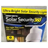 New Solar Security 360 Motion Activated Spotlight - Looks like Camera
