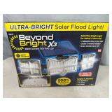 New Beyond Bright X3 Solar Powered Floodlight