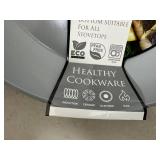 New 9.5 inch Ceramic Coated Aluminum Induction Safe Frying Pan