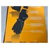 New Pair of Action Heat Battery Heated Winter Gloves - Men