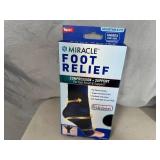 New Miracle Foot Relief Compression and Support Brace