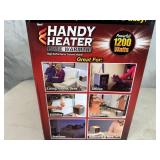 New Handy Heater Pure Warmth Ceramic Space Heater with LED Lights