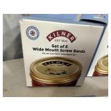 New Kilner Wide Mouth Jar Rings and Lids / Seal Discs