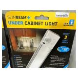 2 New Slim Beam Under Cabinet Rechargeable Lights