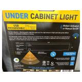 2 New Slim Beam Under Cabinet Rechargeable Lights