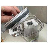 4 New Pantrymate Space Box Leak Proof Food Storage Containers