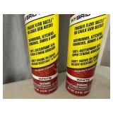 2 Cans of Flex Caulk with Trigger Flow Nozzle - White