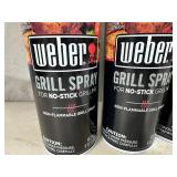 3 New Cans of Weber Grill Spray