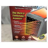 New Handy Heater Pure Warmth Ceramic Space Heater with LED Lights