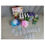 New Cleaning Supplies, Sponges, Brushes, First Aid, Vasta Slicers, and More