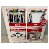 New Pack of 18 Ruby Space Triangles For Closet Organization