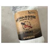 New 4 Pack of Hiwassee Trading Socks