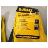 New Dewalt Leather Gloves and Coated Gripper Work Gloves - Size XL
