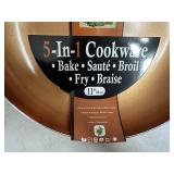 New 11 inch Ceramic Copper Coated Frying Pan