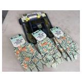 New Gardening Belt and 3 Pairs Garden Gloves
