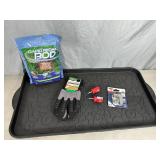 New Boot Tray, Grass Seed Pods, Scotts Gloves, Tubing Cutter, Etc