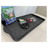 New Boot Tray, Grass Seed Pods, Scotts Gloves, Tubing Cutter, Etc